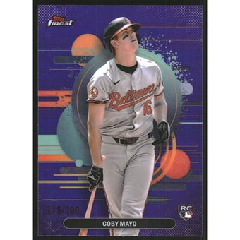 2025 Finest Purple Refractors #188 Coby Mayo