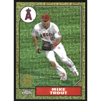 2022 Topps '87 Topps Silver Pack Chrome Series 2 #T87C247 Mike Trout