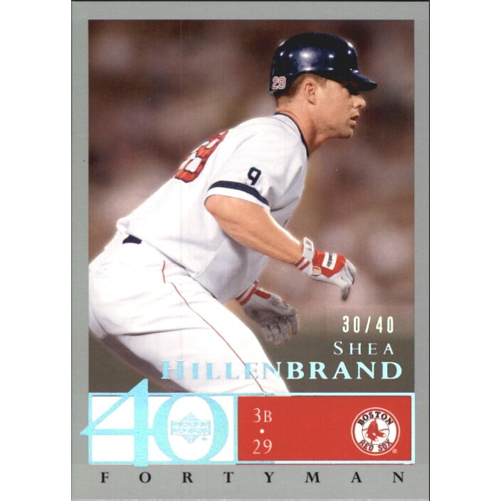 2003 Upper Deck 40-Man Rainbow #210 Shea Hillenbrand. rookie card picture