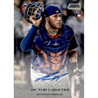 2018 Stadium Club Autographs #SCAVC Victor Caratini