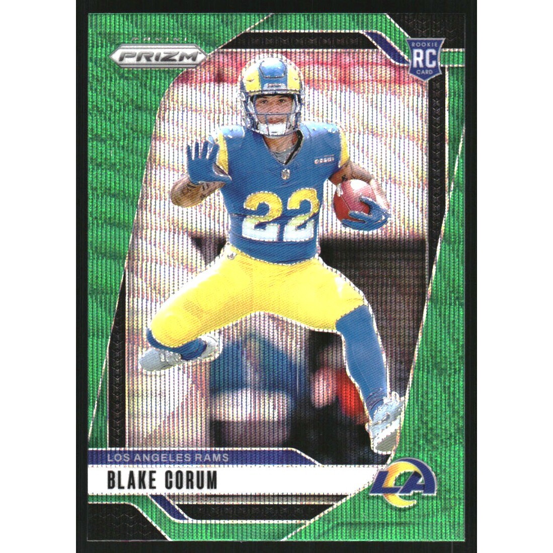 2024 Panini Prizm Prizms Green Wave #308 Blake Corum