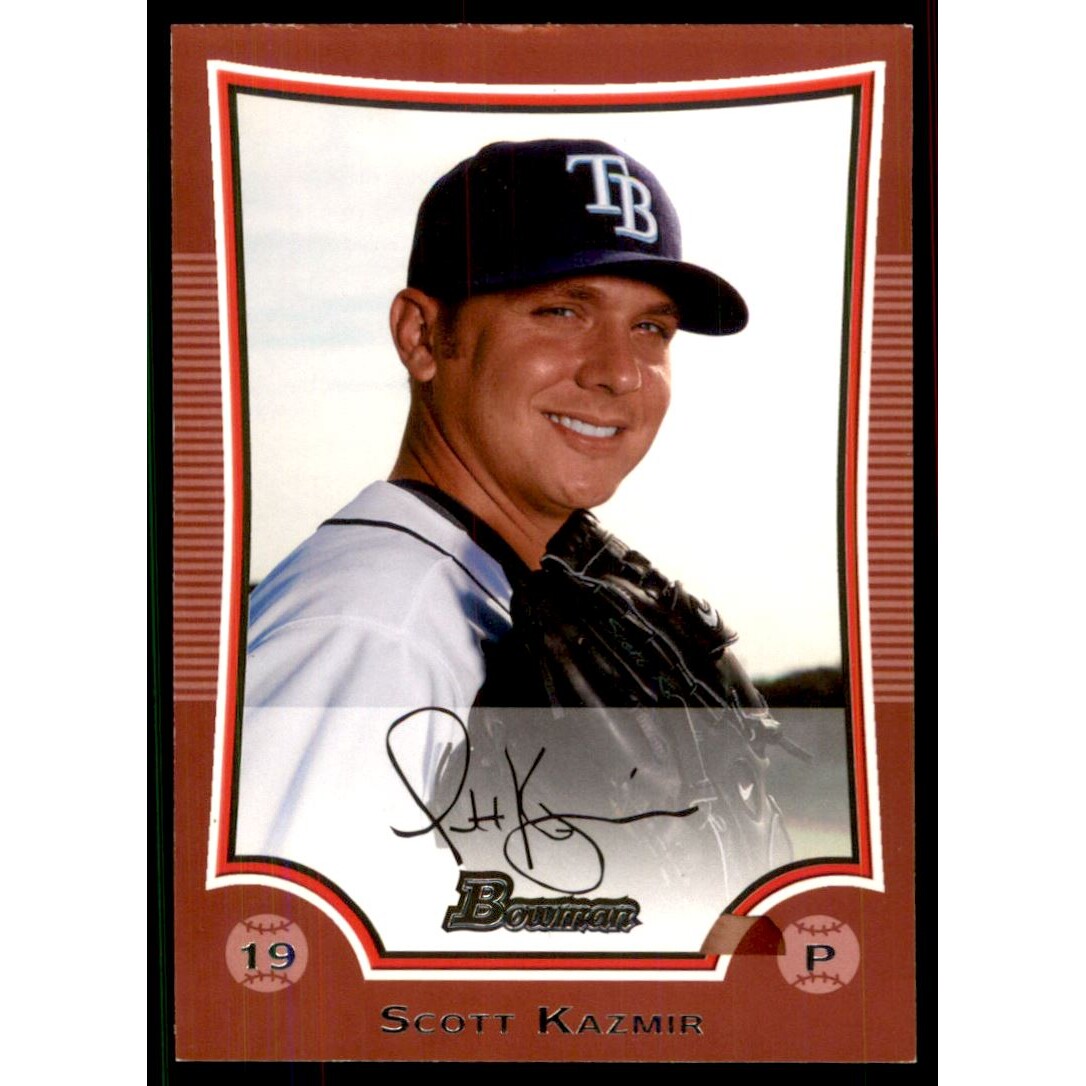 2009 Bowman Red Unnumbered #123 Scott Kazmir