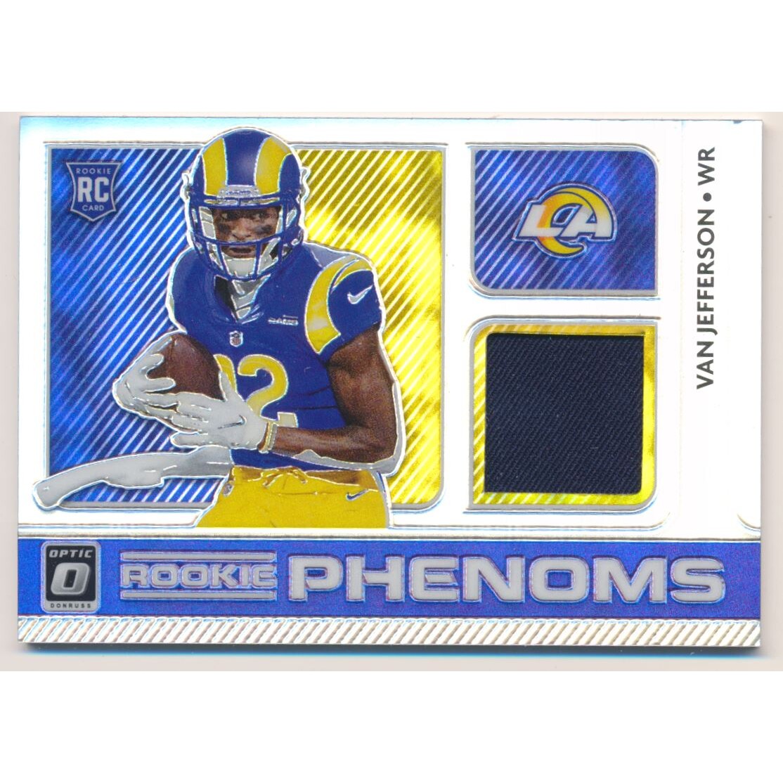 2020 Donruss Optic Rookie Phenoms Jerseys Horizontal #26 Van Jefferson