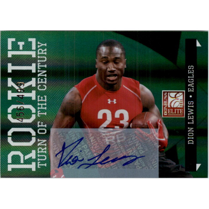 2011 Donruss Elite Turn of the Century Autographs #136 Dion Lewis/499. rookie card picture