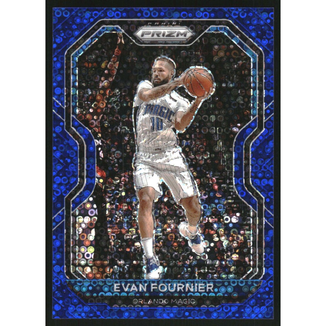 2020-21 Panini Prizm Prizms Fast Break Blue #216 Evan Fournier