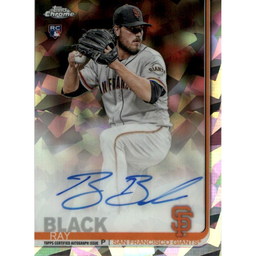 2019 Topps Chrome Sapphire Rookie Autographs #CSARB Ray Black. rookie card picture