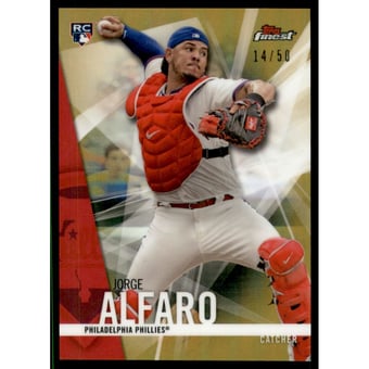 2017 Finest Gold Refractors #23 Jorge Alfaro
