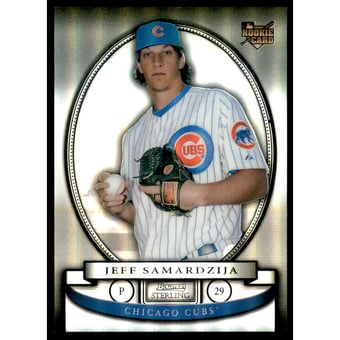 2008 Bowman Sterling Refractors #JSb Jeff Samardzija VAR