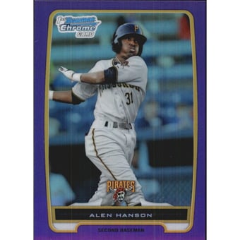 2012 Bowman Chrome Prospects Purple Refractors #BCP143 Alen Hanson