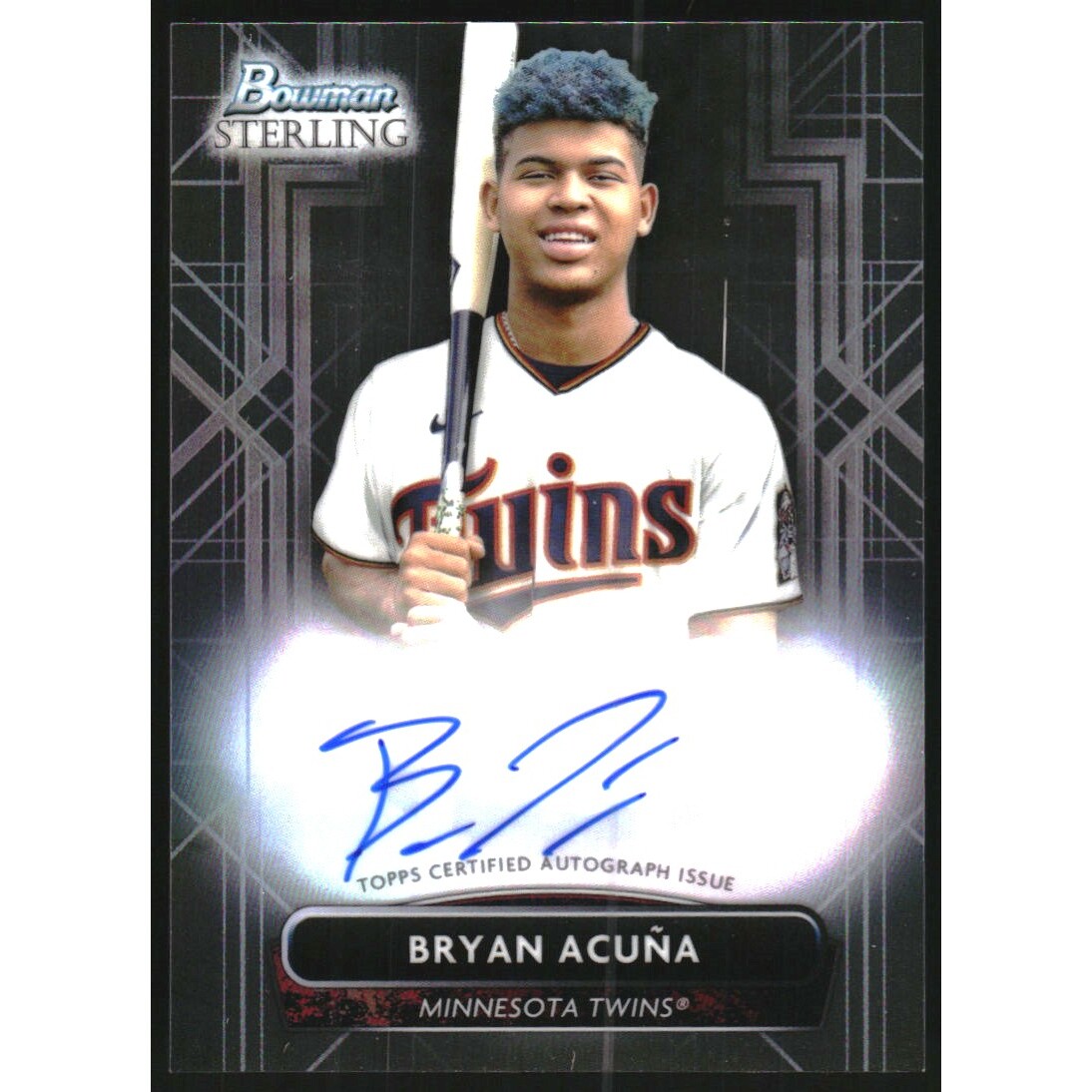 2022 Bowman Sterling Prospect Autographs #PABA Bryan Acuna