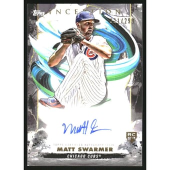2023 Topps Inception Rookie and Emerging Stars Autographs #BRESMSW Matt Swarmer/299