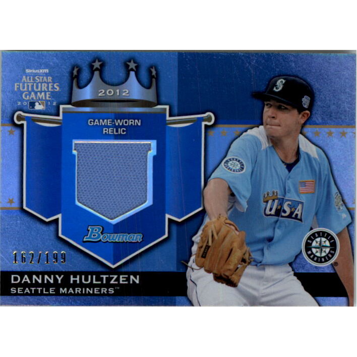 2012 Bowman Draft Future's Game Relics #DH Danny Hultzen. rookie card picture