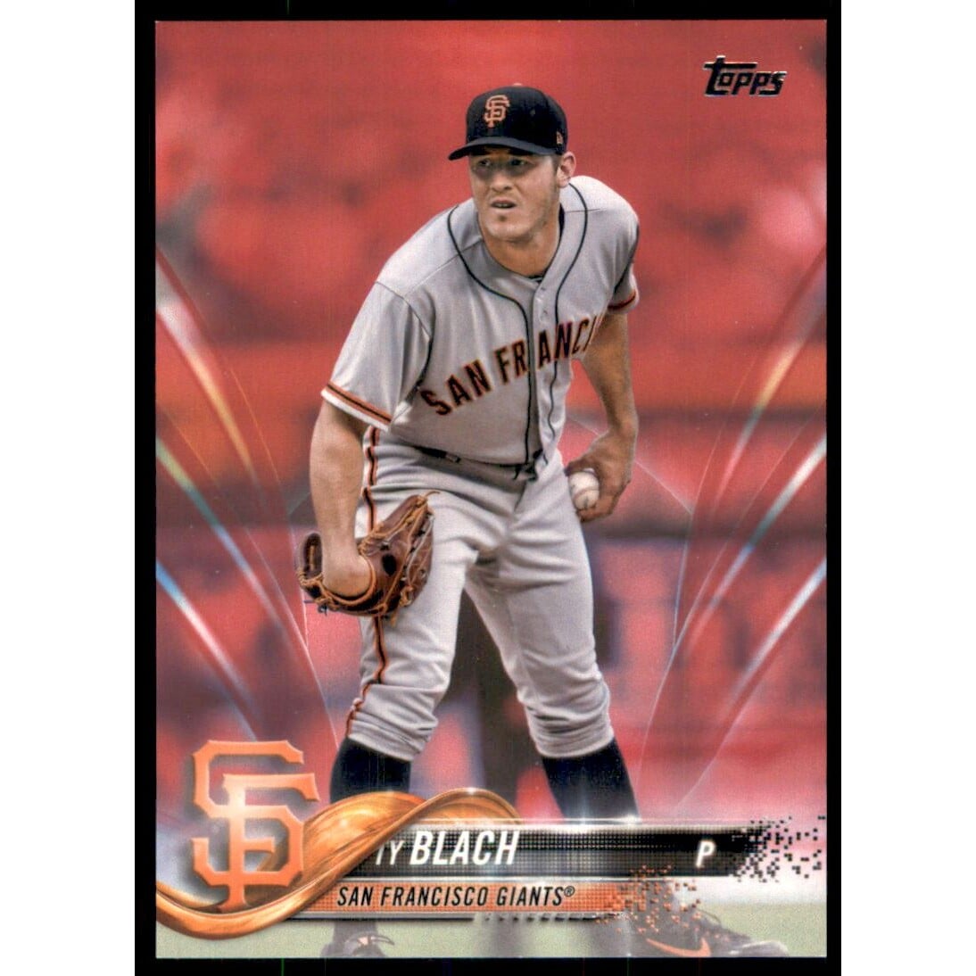 2018 Topps Mother's Day Pink #165 Ty Blach. rookie card picture