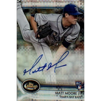 2012 Finest Rookie Autographs X-Fractors #ARMM Matt Moore