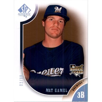 2009 SP Authentic Copper #158 Mat Gamel