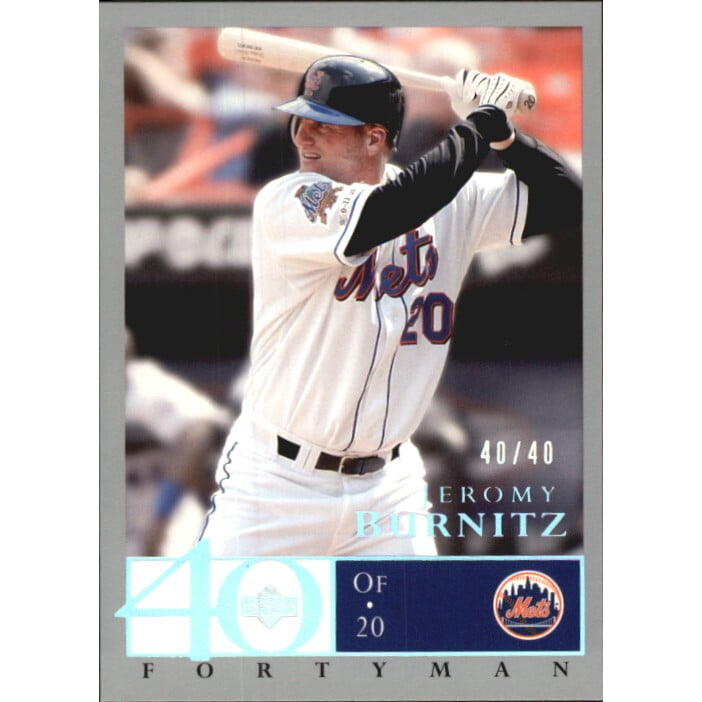 2003 Upper Deck 40-Man Rainbow #615 Jeromy Burnitz. rookie card picture