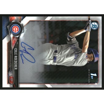 2018 Bowman Chrome Draft Autographs #CDACSC Connor Scott