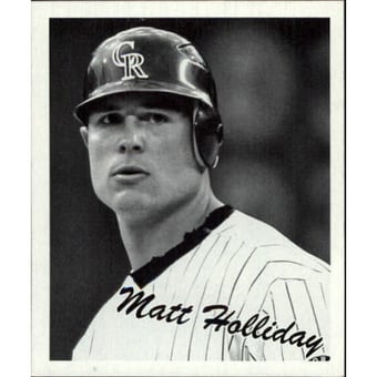 2008 Upper Deck Goudey Mini Blue Backs #266 Matt Holliday 36 BW