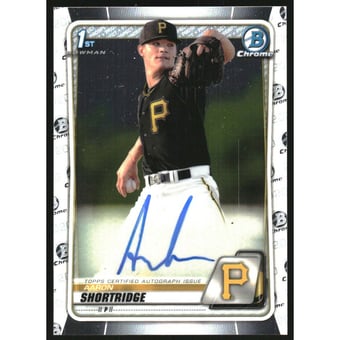 2020 Bowman Chrome Prospect Autographs #CPAASH Aaron Shortridge