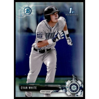 2017 Bowman Chrome Draft Refractors #BDC178 Evan White