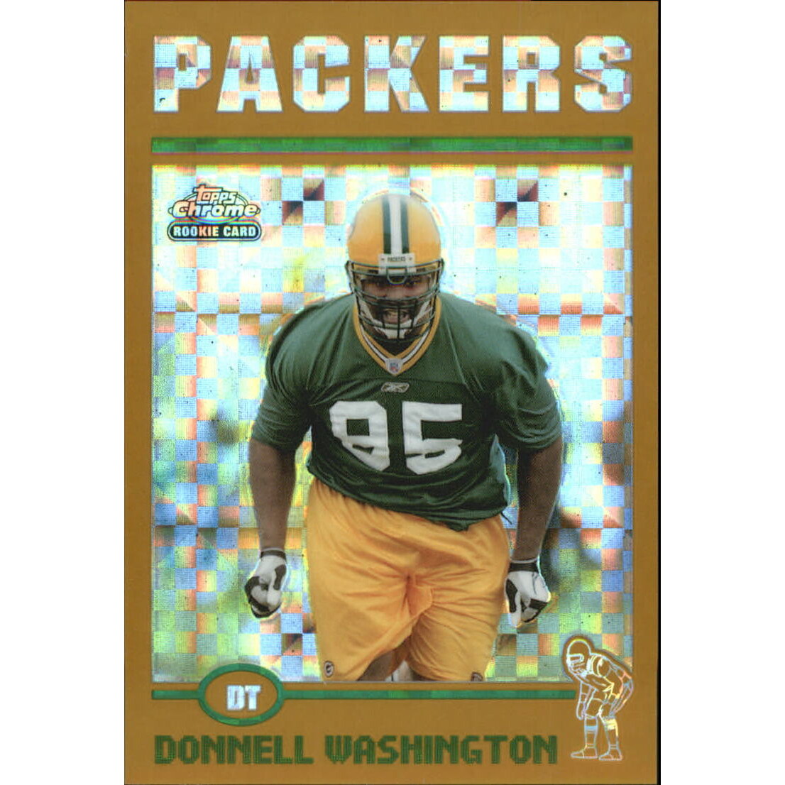 2004 Topps Chrome Gold Xfractors #253 Donnell Washington