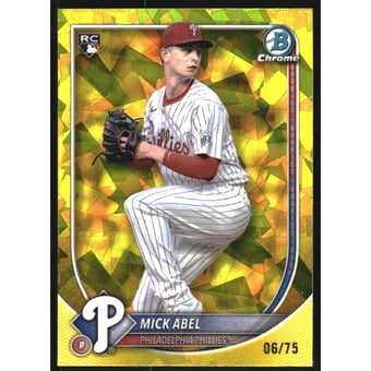 2025 Bowman Chrome Sapphire Yellow Refractors #11 Mick Abel