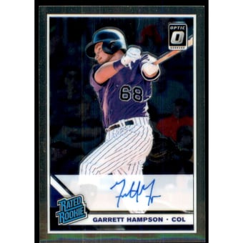 2019 Donruss Optic Rated Rookies Signatures #17 Garrett Hampson