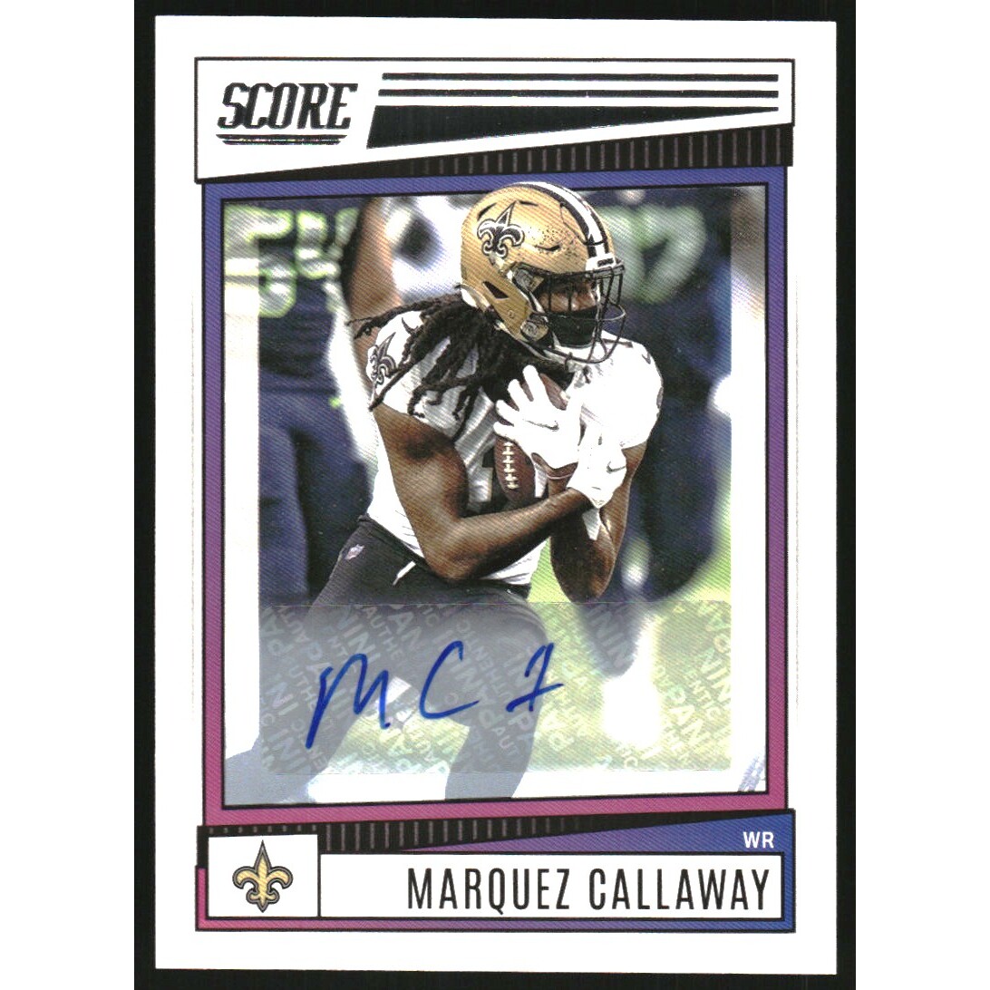 2022 Score Signatures #54 Marquez Callaway
