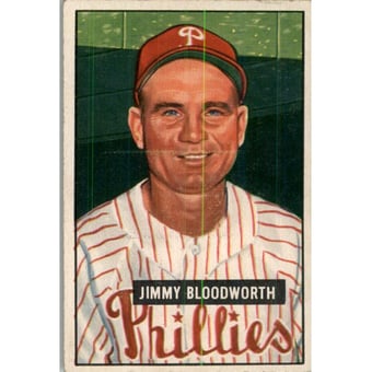 1951 Bowman #185 Jimmy Bloodworth
