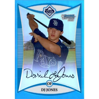 2008 Bowman Chrome Prospects Blue Refractors #BCP193 D.J. Jones