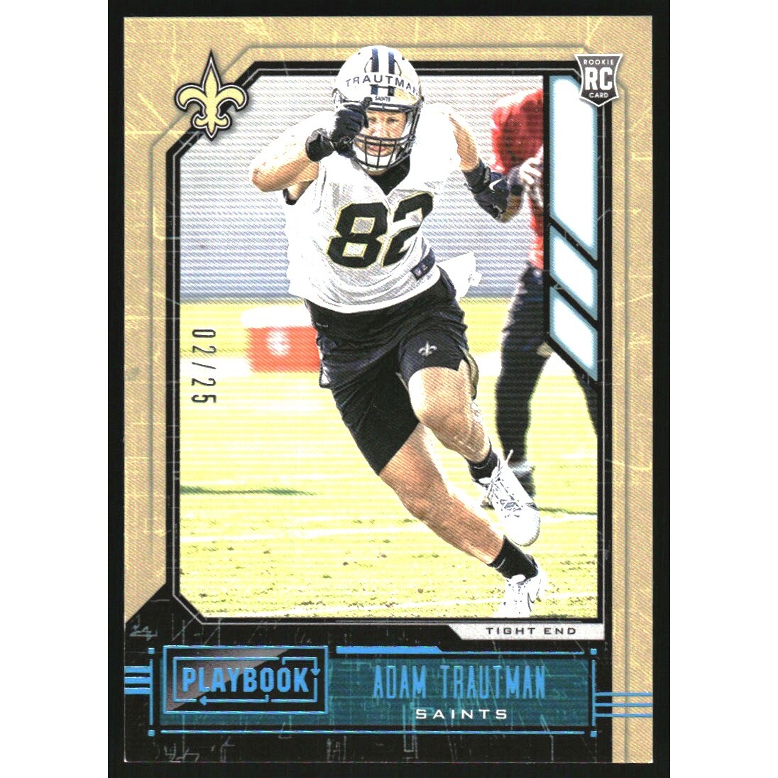 2020 Panini Playbook Platinum #159 Adam Trautman