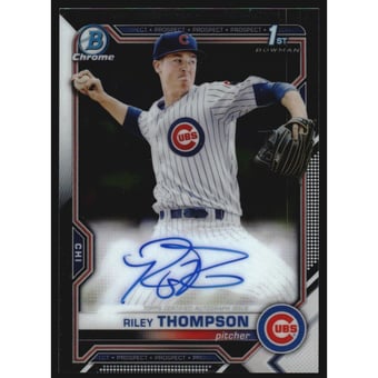 2021 Bowman Chrome Prospect Autographs #CPART Riley Thompson