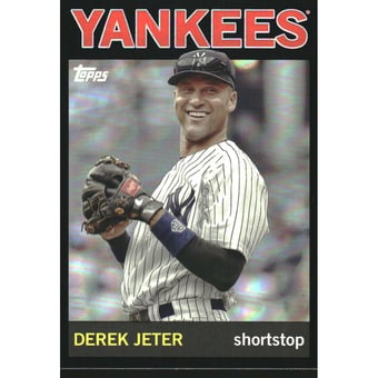 2025 Topps Archives Black Foilboard #21 Derek Jeter