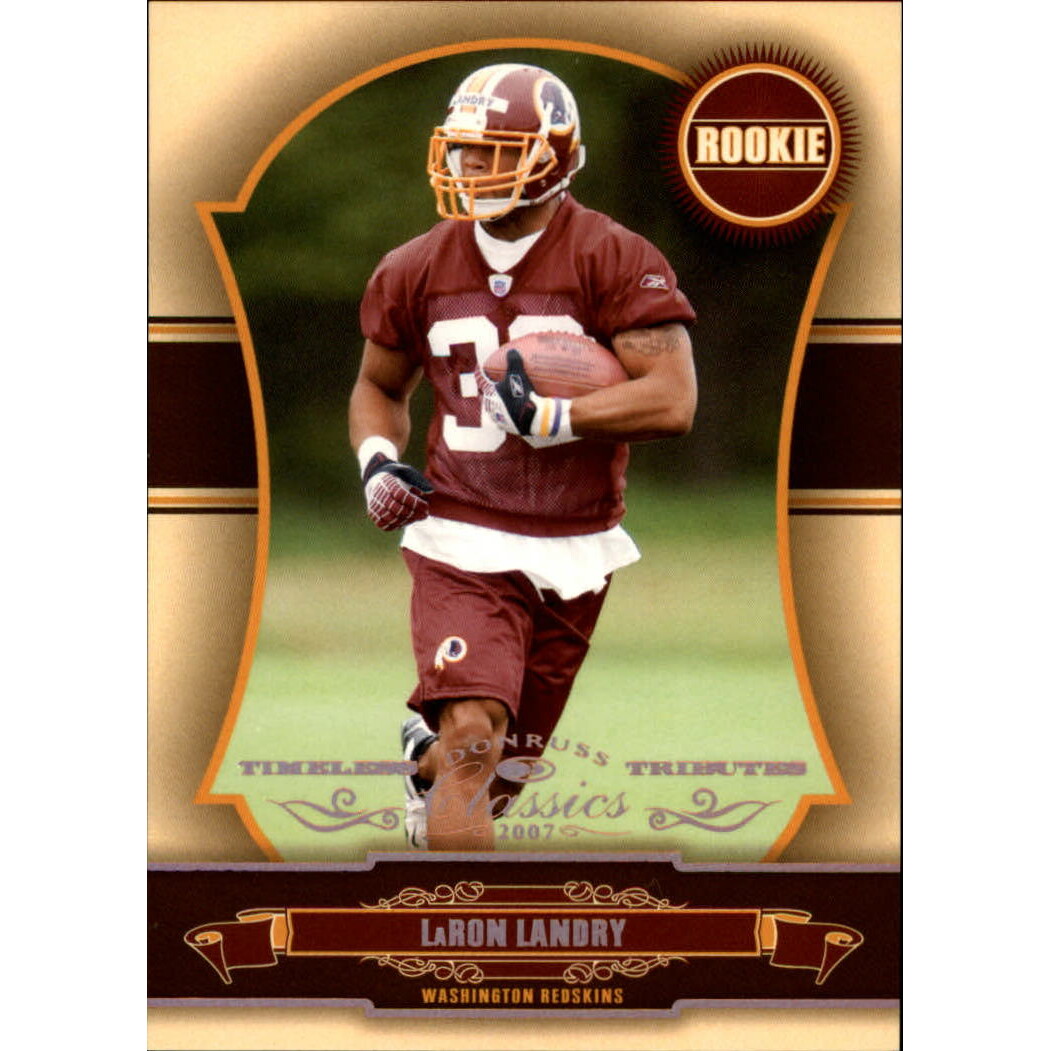 2007 Donruss Classics Timeless Tributes Bronze #216 LaRon Landry. rookie card picture