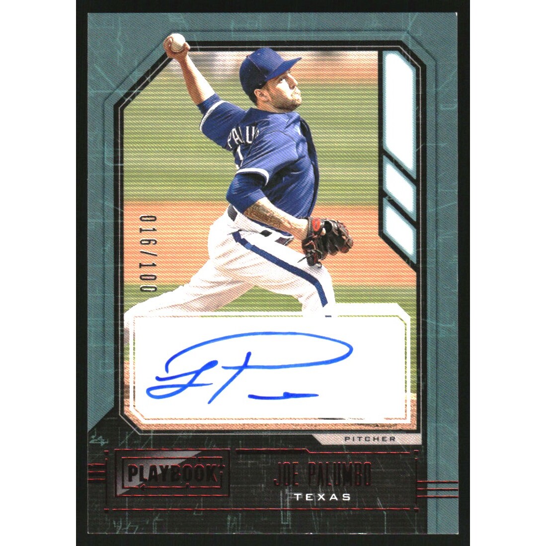 2021 Panini Playbook Autographs Red #9 Joe Palumbo/100