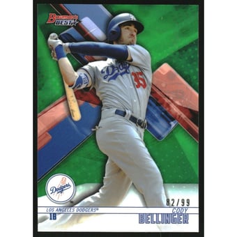 2018 Bowman's Best Green Refractors #8 Cody Bellinger