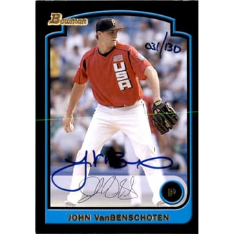 2006 Bowman Originals Buyback Autographs #493 John Van Benschoten 03 BDP/130 D