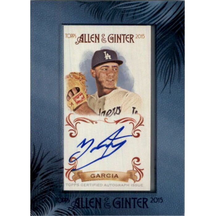 2015 Topps Allen and Ginter Framed Mini Autographs #AGAYGA Yimi Garcia. rookie card picture