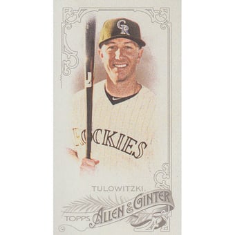 2015 Topps Allen and Ginter Mini No Card Number #109 Troy Tulowitzki