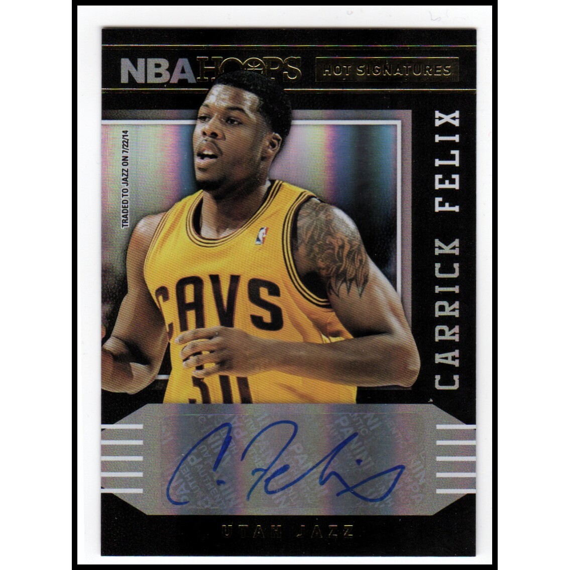 2014-15 Hoops Hot Signatures #28 Carrick Felix