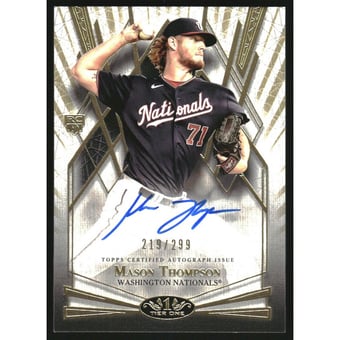 2022 Topps Tier One Break Out Autographs #BOAMT Mason Thompson/299