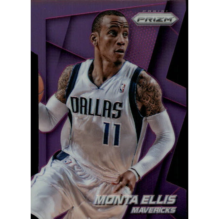 2014-15 Panini Prizm Prizms Purple Die Cut #138 Monta Ellis