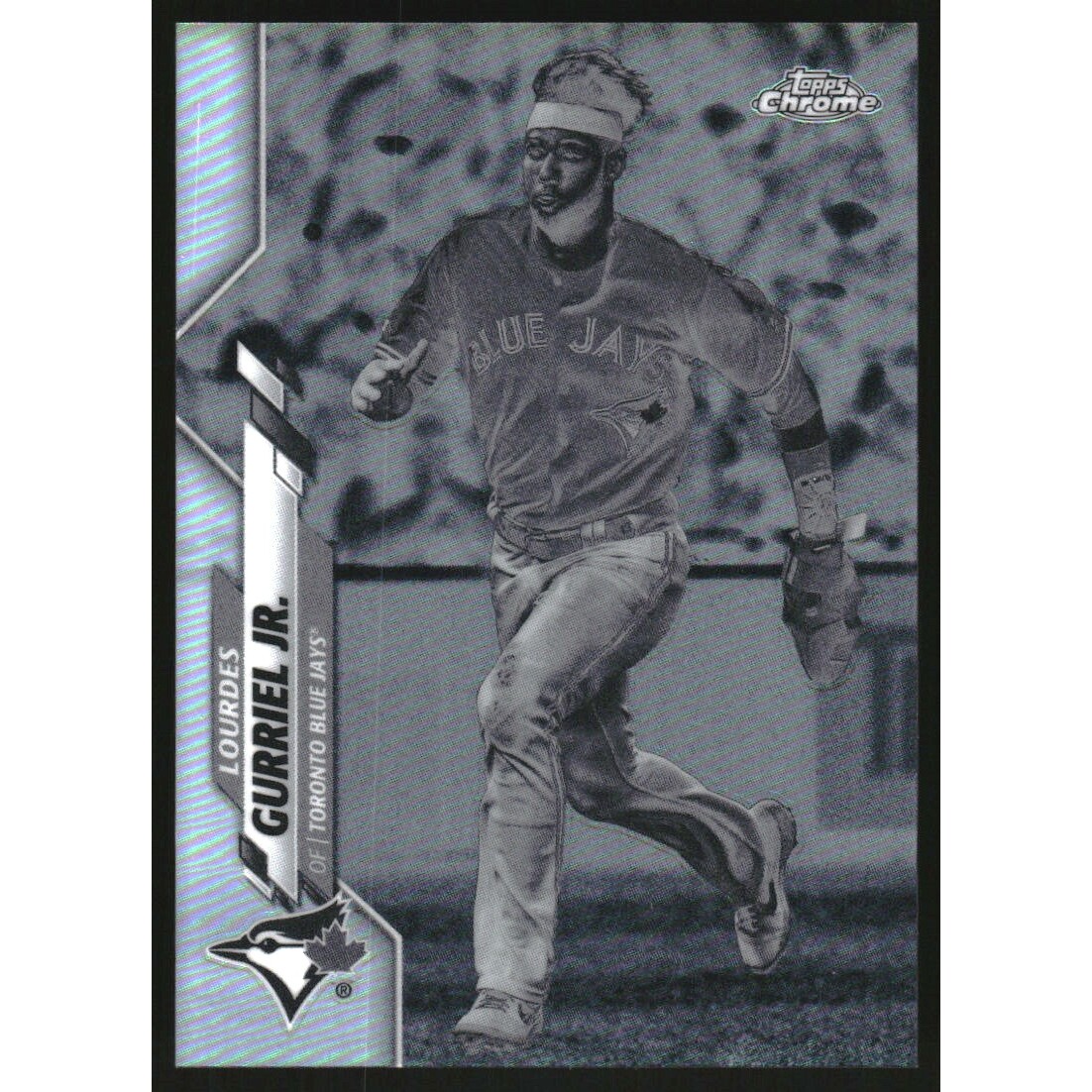 2020 Topps Chrome Negative Refractors #167 Lourdes Gurriel Jr.