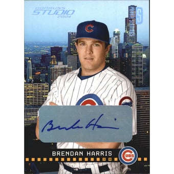 2004 Studio Private Signings Silver #41 Brendan Harris/100