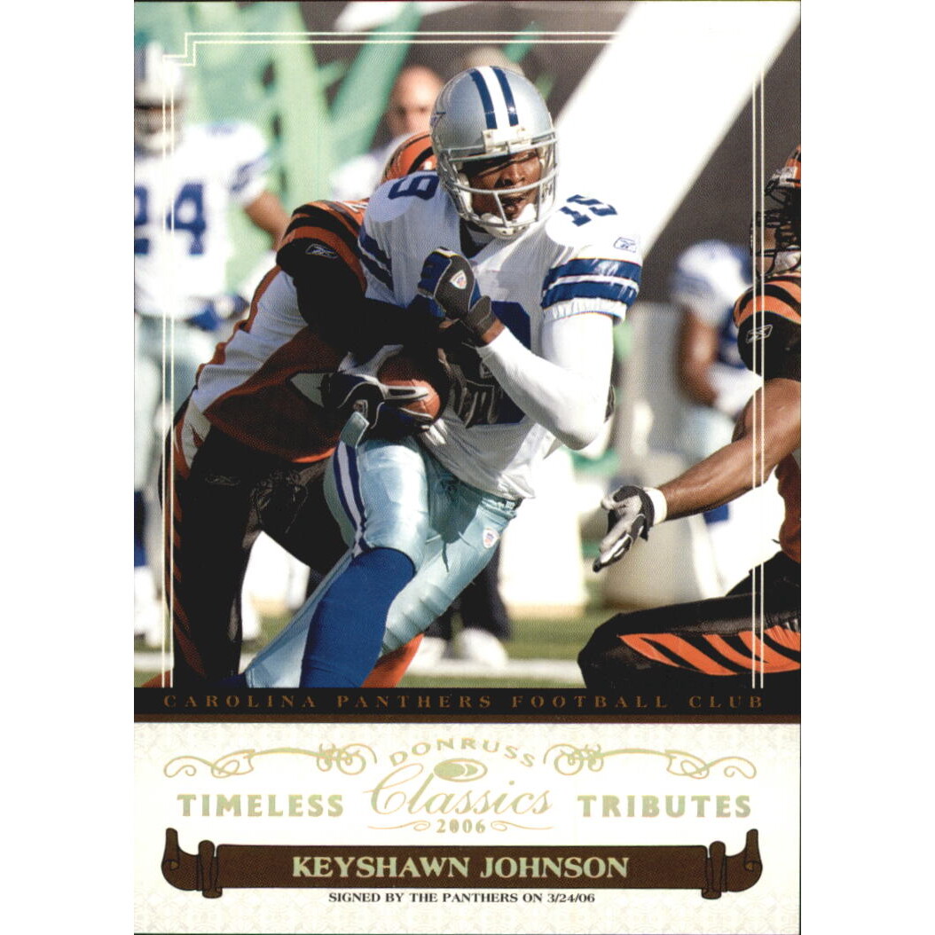 2006 Donruss Classics Timeless Tributes Gold #29 Keyshawn Johnson