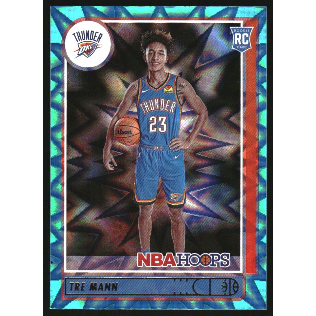 2021-22 Hoops Teal Explosion #237 Tre Mann