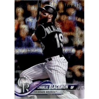 2018 Topps Factory Set Foilboard #431 Charlie Blackmon