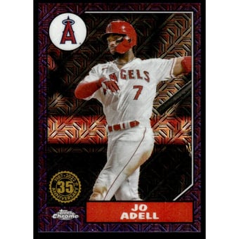 2022 Topps '87 Topps Silver Pack Chrome Series 2 Purple Refractors #T87C270 Jo Adell