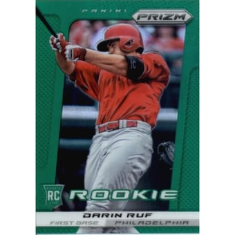 2013 Panini Prizm Prizms Green #290 Darin Ruf