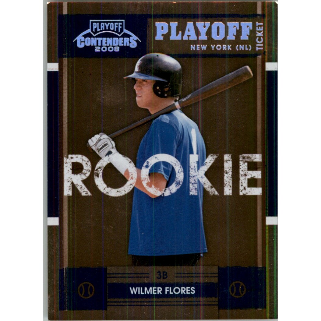 2008 Playoff Contenders Playoff Ticket #127 Wilmer Flores